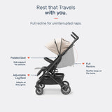 Growgether GOLITE Travel Cabin Compatible Lightweight Stroller| 0-4 Years (Up to 22 kg) - Beige | 1 Year Warranty