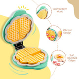 Cots and Cuddles Premium Quality Wooden Waffle Maker Toy for Kids