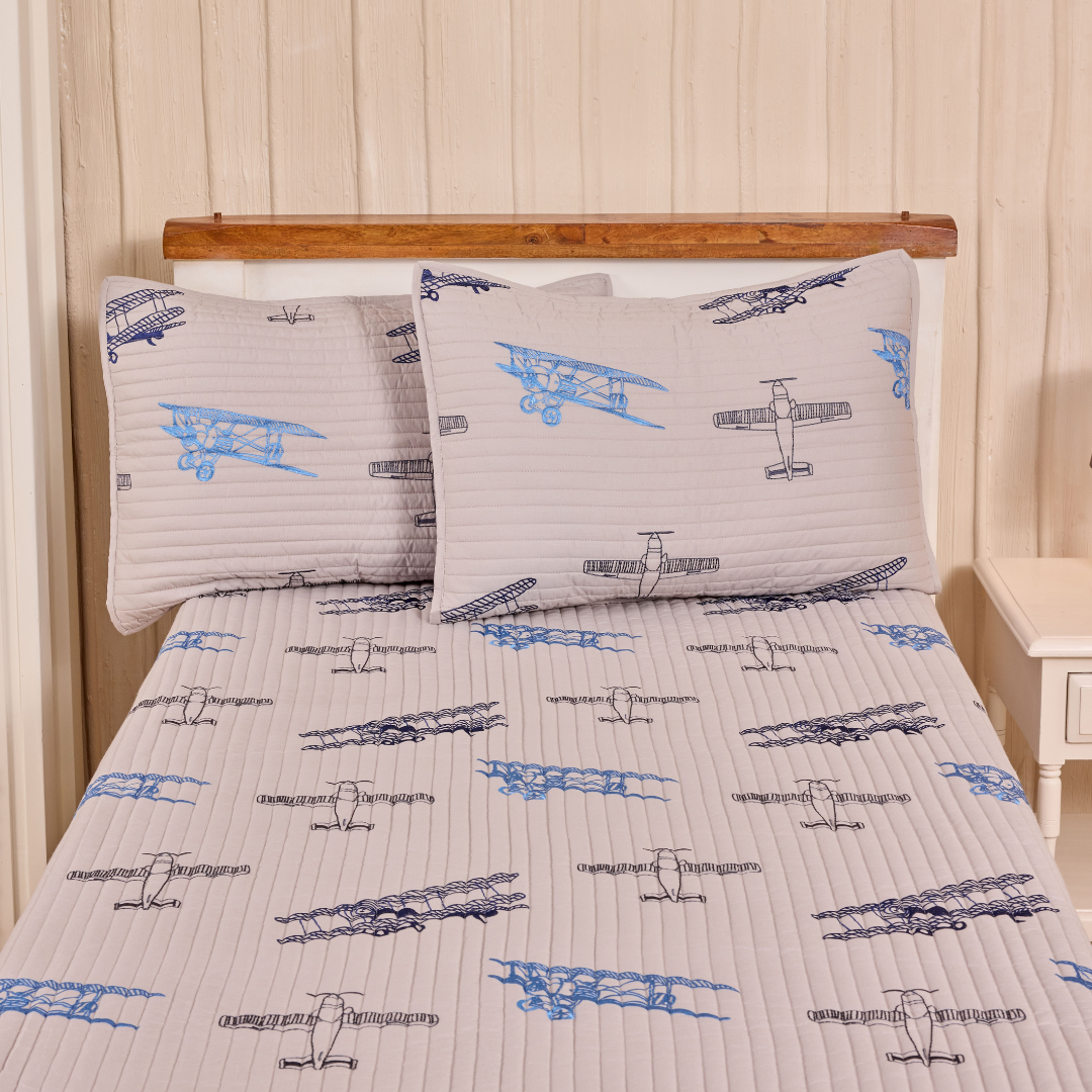 Bedspread Sets Fly Away With Me Spacegrey