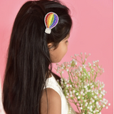 Little Pink Llama Hot Air Balloon-Hair Clip