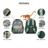 Zookeeper Jungle Kids School Backpack For Boys & Girls Age 2–5 Years