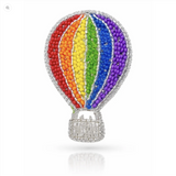 Little Pink Llama Hot Air Balloon-Hair Clip