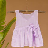 Mamarill A Lovely Lilac Dress, With A Neckline Designed