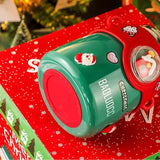 Little Surprise Box,DIY Green Home Stainless Steel Christmas Water Bottle for Kids 850ml