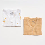 Aariro Muslin Jabla set - Stand tall (2 Pcs)
