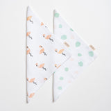 Aariro Muslin Washcloth - Tropical Flamingo