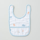 Aariro Classic Muslin Bib - Under the Sea