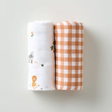 Aariro Muslin Swaddle - Wild Safari
