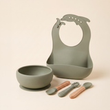 Dodo Baby Feeding Plate Set Green
