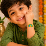 Babies Of Wonder Rainbow Rakhi - Green