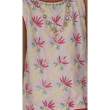 Little Awadh Lotus Jaal Embroidered Chikankari Sharara Set