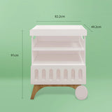 The Voyager changing station without mattress