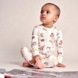 Bubz Bamboo Baby Zipsuit - Two-way zip sleepsuit - Woods