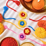 Babies Of Wonder Flower Rakhi - Red