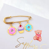 Cupcakes and Doughnut Pin