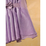 Casa Ninos Purple Crush Dress With Fall Sleeves