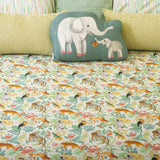 Zookeeper Forest Echoes Bedsheet And Shams Set
