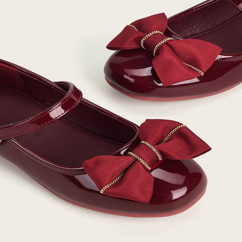 Nino Bello Maroon Bow Bellies