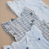 Newborn Jabla | Handwoven Mull Cotton | Jamdhani Elegance | Set of 3 | Boys