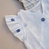 Newborn Jabla | Handwoven Mull Cotton | Jamdhani Elegance | Set of 3 | Girls