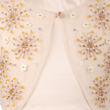 Rang Ivory Embellished Lehenga Set with Cape Jacket
