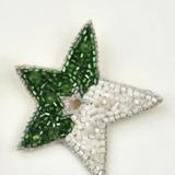 Little Pink Llama Guiding Star-Green-Hair Clip