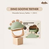 Dodo Baby Dino Soothe Teether Green