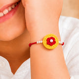 Babies Of Wonder Flower Rakhi - Red