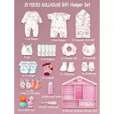 LSB Newborn Baby Girl Wooden Dollhouse Gift Hamper (0-12 months)