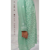 Little Awadh Rainbow Jaal Hand Embroidered Chikankari Kurta