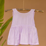 Mamarill A Lovely Lilac Dress, With A Neckline Designed