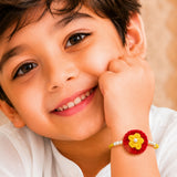 Babies Of Wonder Flower Rakhi - Yellow