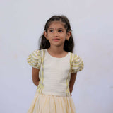 Di & De Premium Handloom Ethnic Wear Set Top With Skirt