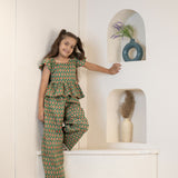 Mamarill Girlsvibrant Co-Ord Set That Blends Festive Flair With Everyday Ease.