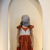 Mamarill Girls A Rust-Orange Frock