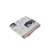 Favori Baby Blanket Mom & Baby Elephant Design, 100% Cotton Knitted