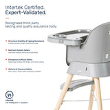 Growgether ORBIT 4-in-1 High Chair| 6-36 Months (Up to 15 kg) Grey