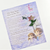 Little Pink Llama Guiding Star-Green-Hair Clip