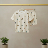 Bubz Bamboo Baby Co-rd Set - Soft Breathable Outfit - Wild Wonders