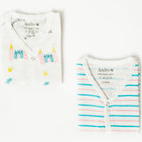 Aariro Muslin Jabla set - Believe in Unicorns (2 Pcs)