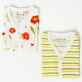 Aariro Muslin Jabla set - Wild Floral (2 Pcs)