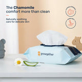 Growgether 99.9% Pure RO Water Baby Wipes (Pack of 5)