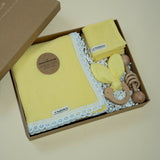 Organic Muslin Baby Swaddle/Blanket With Lace | Mellow yellow