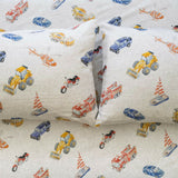 Zookeeper Chasing Cars And Clouds Bedsheet And Shams Set