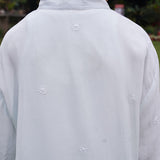 Little Awadh Hand Embroidered Gorgette Kurta Featuring Exquisite Full Chikankari Jaal