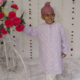 Fine Chikankari Criss Cross Jaal Kurta