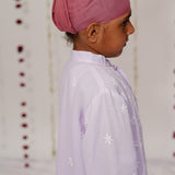 Fine Chikankari Criss Cross Jaal Kurta