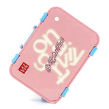 Little Surprise Box,Pink Travel theme Stainless Steel Tiffin/Lunch Box for Kids and Adults