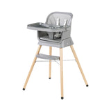 Growgether ORBIT 4-in-1 High Chair| 6-36 Months (Up to 15 kg) Grey
