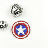 Little Pink Llama Captain America-Brooch